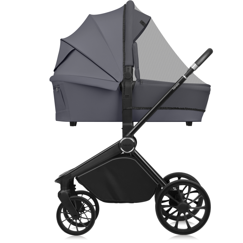 Lionelo Mika Plus 3 in 1 Grey Stone — Passeggino multifunzionale