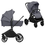 Lionelo Mika Plus 2in1 Grey Stone — Passeggino multifunzione