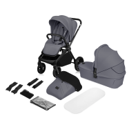 Lionelo Mika Plus 2in1 Grey Stone — Passeggino multifunzione