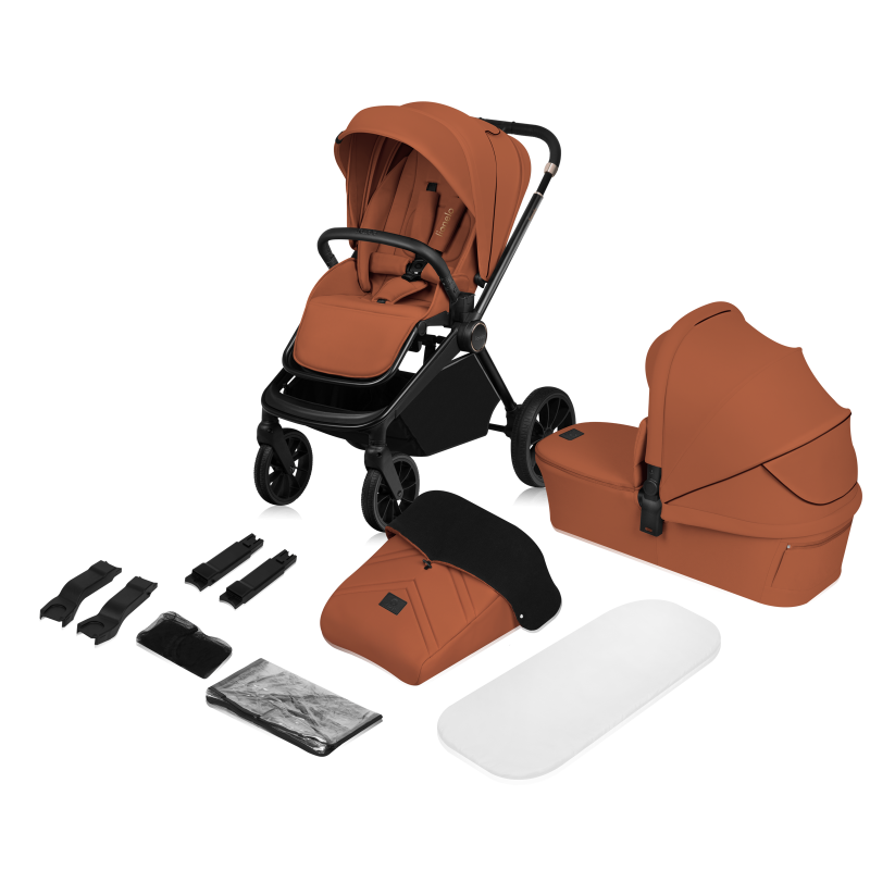 Lionelo Mika Plus 2in1 Brown Rust — Passeggino multifunzione