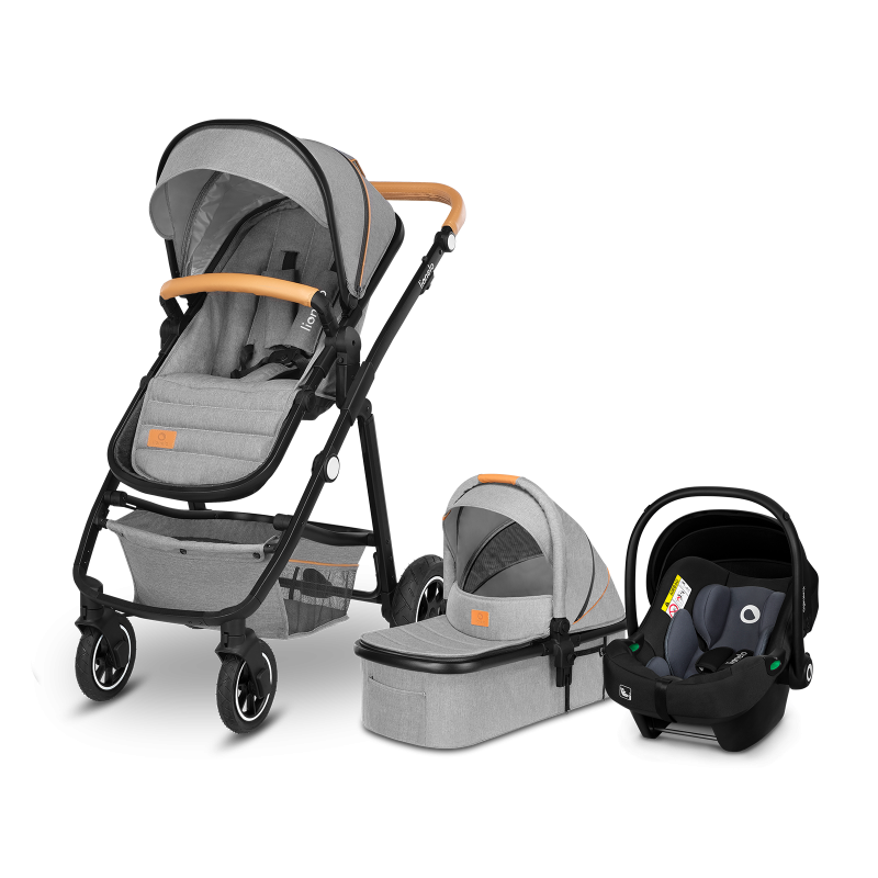 Lionelo Amber 3 in 1 Grey Stone — Passeggino multifunzionale