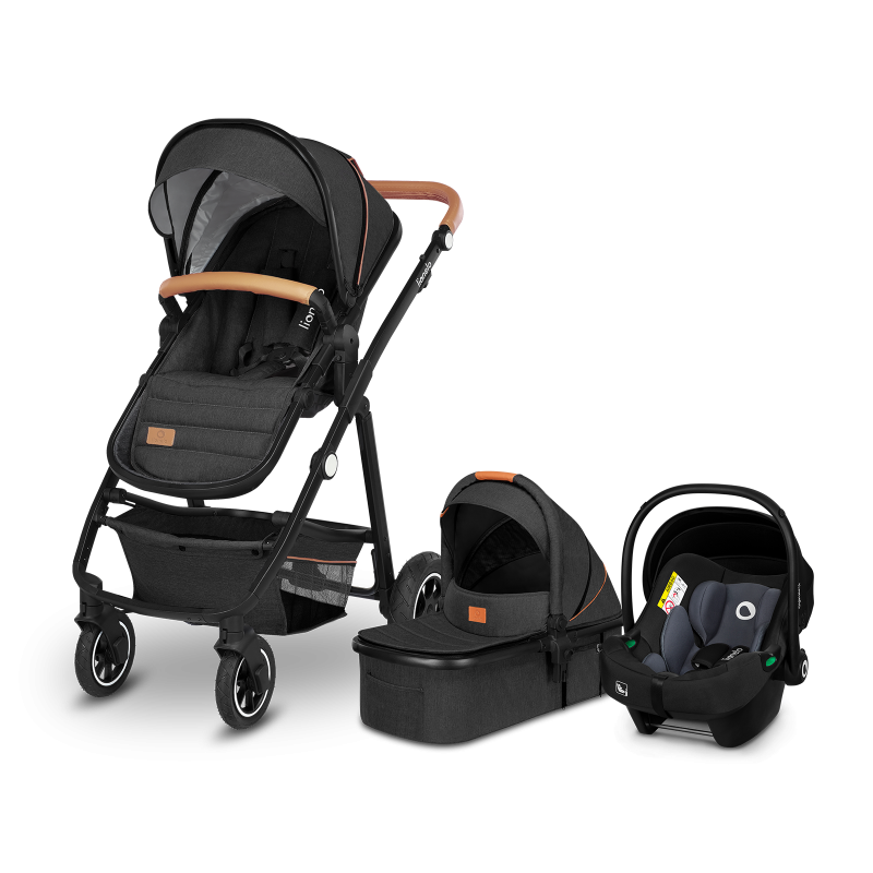 Lionelo Amber 3 in 1 Grey Graphite — Passeggino multifunzionale