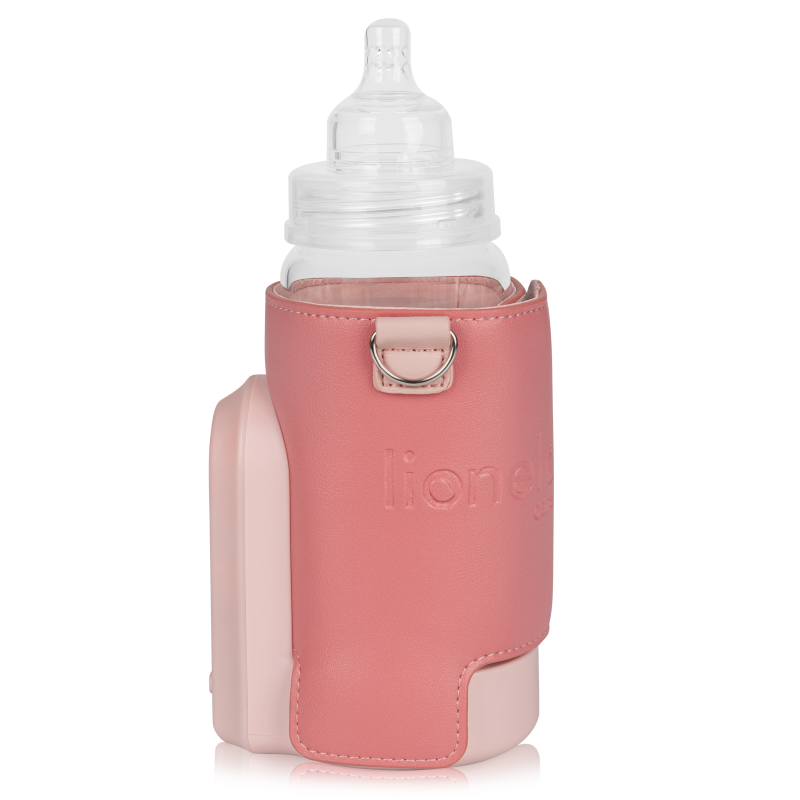 Lionelo Thermup Go Evo Coral Pink — Scaldabiberon portatile