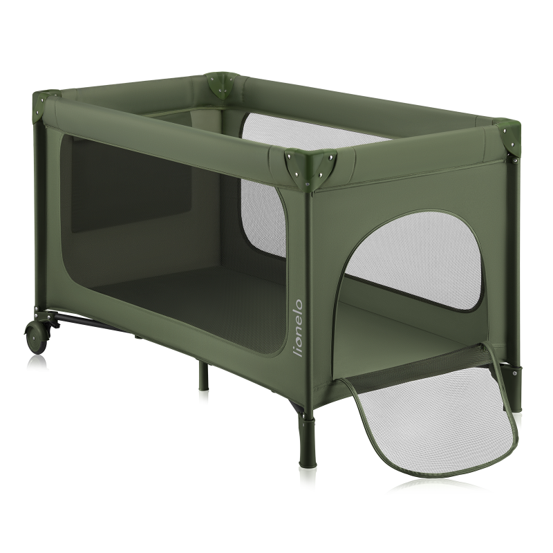 Lionelo Jasmin Easy Fold Green Olive — Lettino 2in1