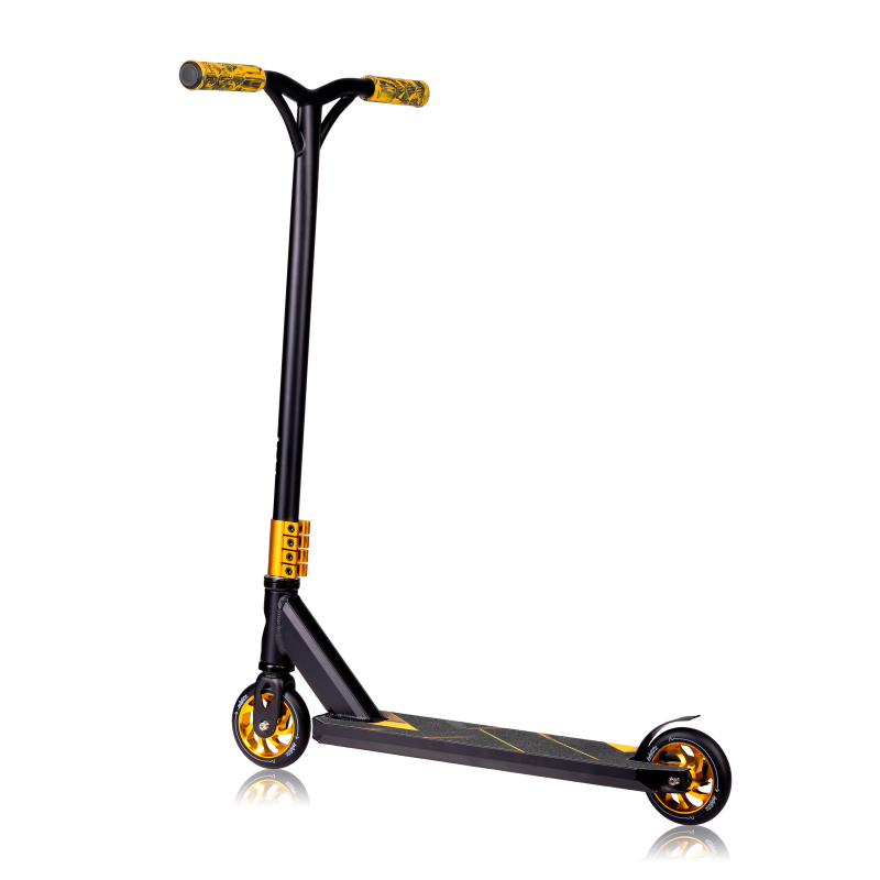 Lionelo Whizz Black Carbon Yellow — Monopattino