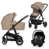 Lionelo Bianka 3in1 Beige Sand — Passeggino multifunzione