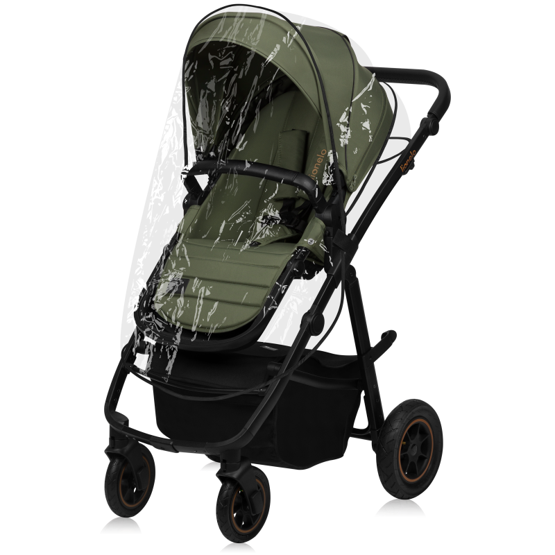 Lionelo Amber Plus 3 in 1 Green Forest — Passeggino multifunzionale