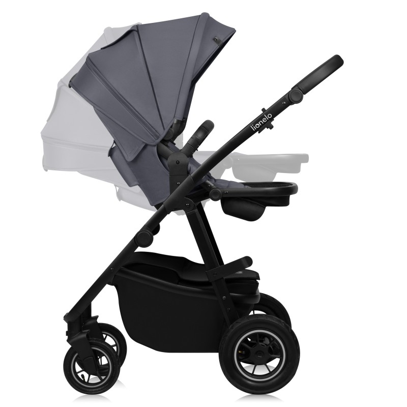 Lionelo Amber Plus 3 in 1 Grey Graphite — Passeggino multifunzionale