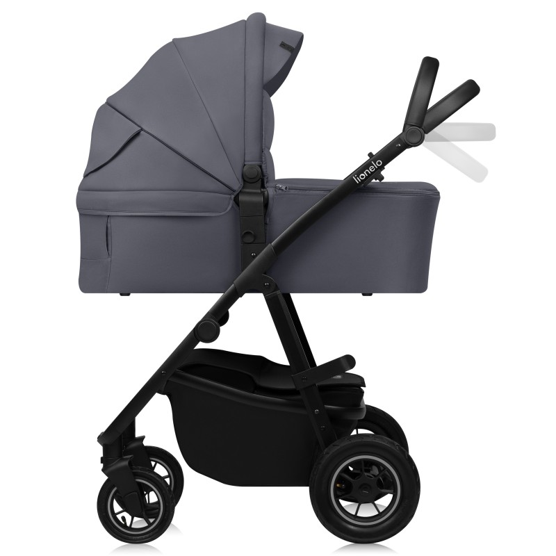 Lionelo Amber Plus 3 in 1 Grey Graphite — Passeggino multifunzionale