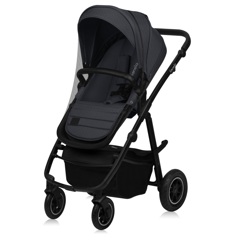 Lionelo Amber Plus 2 in 1 Grey Graphite — Passeggino multifunzione