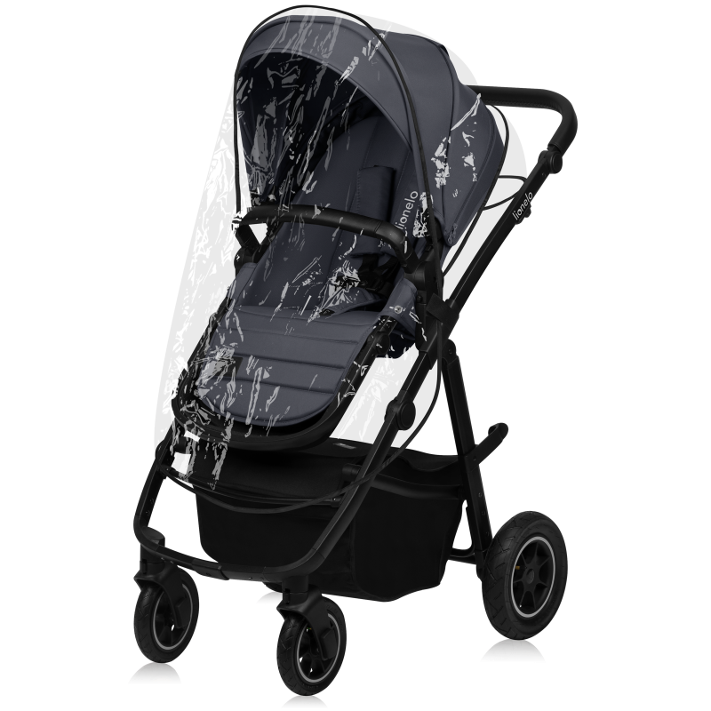 Lionelo Amber Plus 2 in 1 Grey Graphite — Passeggino multifunzione