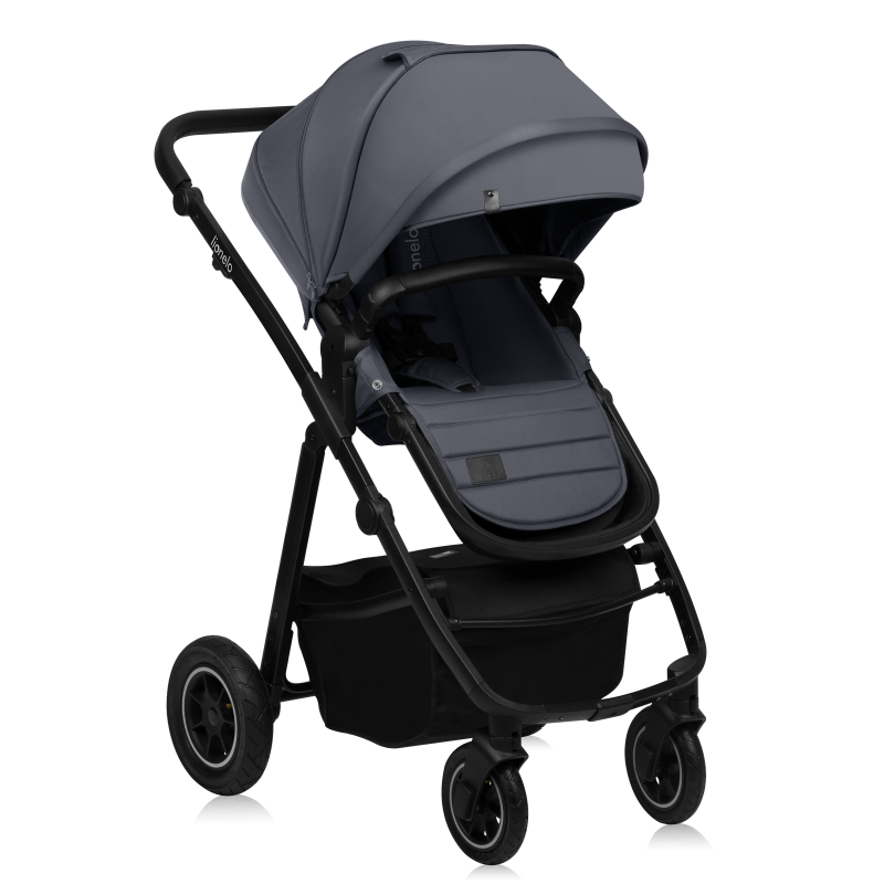 Lionelo Amber Plus 2 in 1 Grey Graphite — Passeggino multifunzione