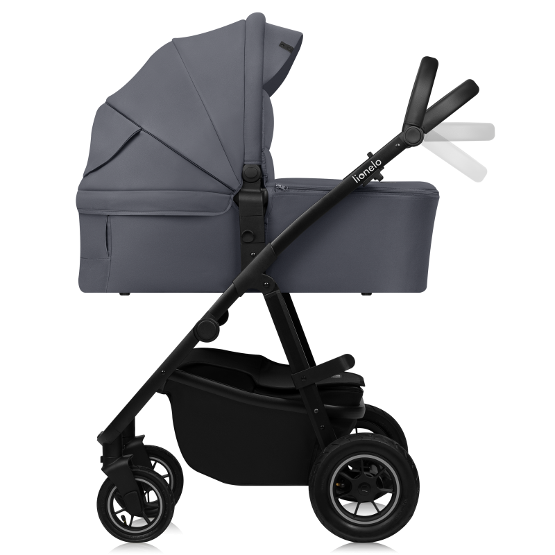 Lionelo Amber Plus 2 in 1 Grey Graphite — Passeggino multifunzione