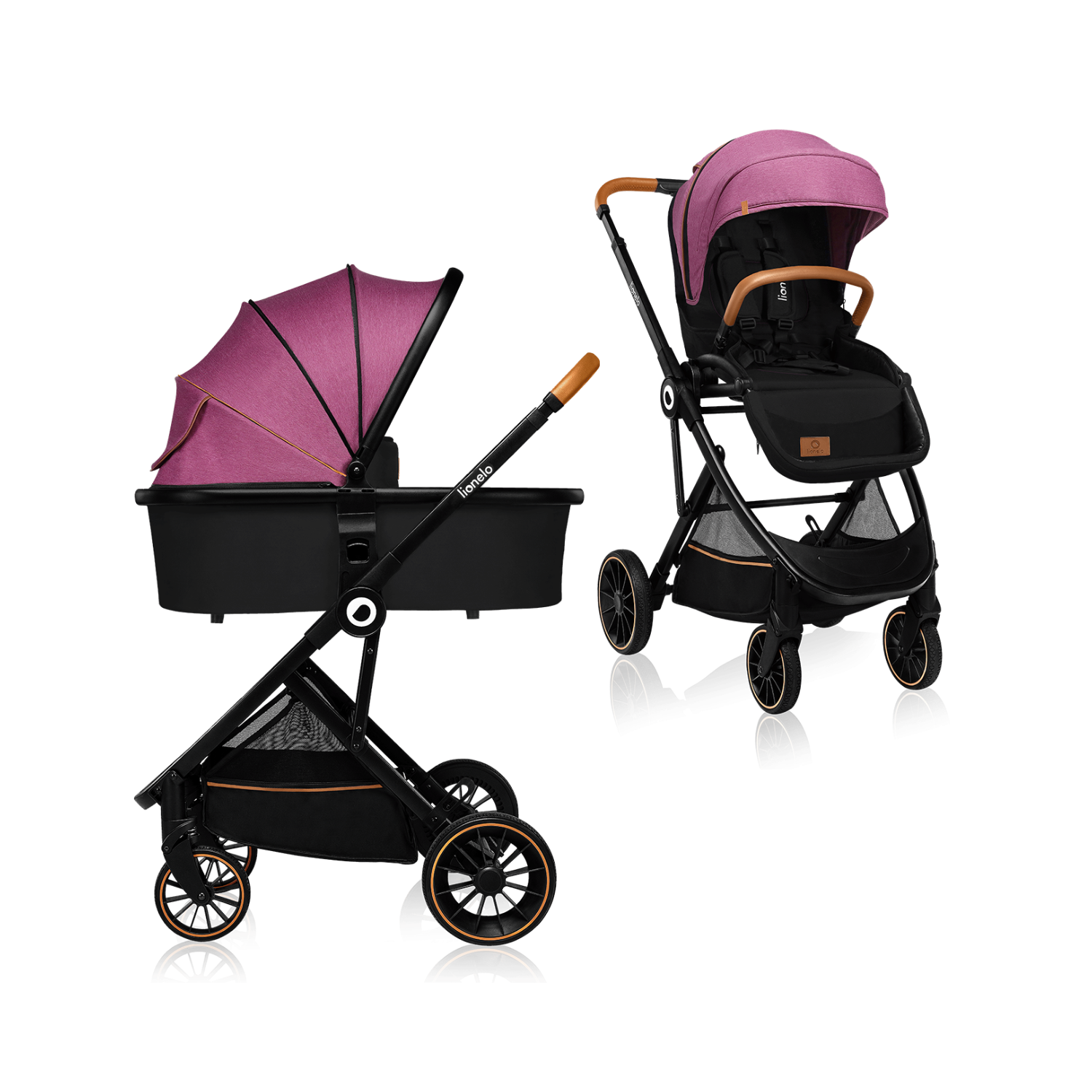 Lionelo Riya 2in1 Violet — Passeggino multifunzionale