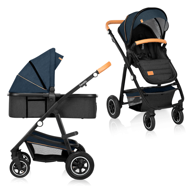 Lionelo Amber 2in1 Blue Navy — Passeggino multifunzionale