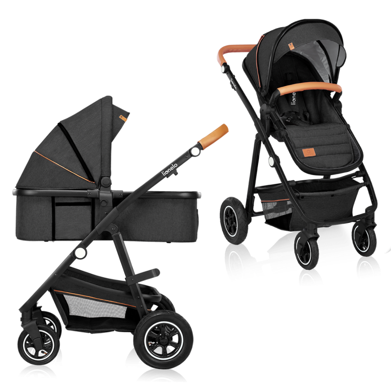 Lionelo Amber 2in1 Grey Graphite — Passeggino multifunzionale