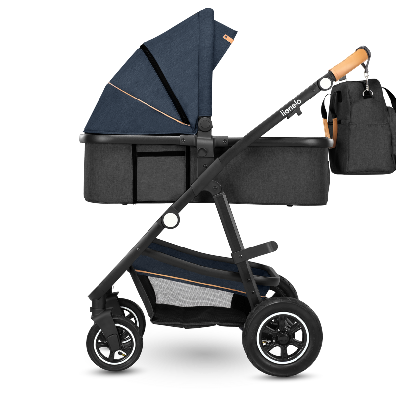 Lionelo Amber 3in1 Blue Navy — Passeggino multifunzionale