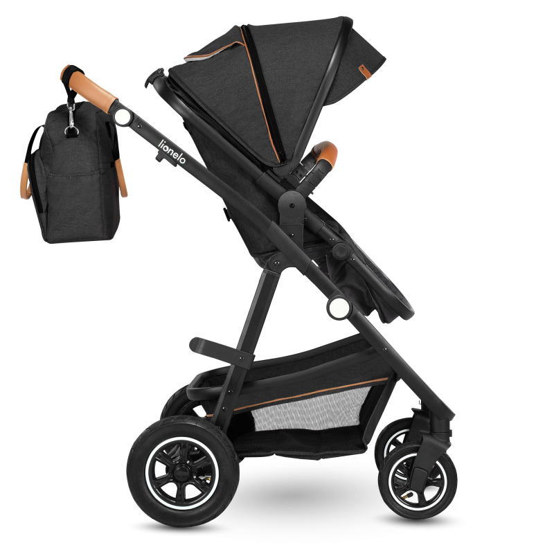 Lionelo Amber 3 in 1 Grey Graphite — Passeggino multifunzionale