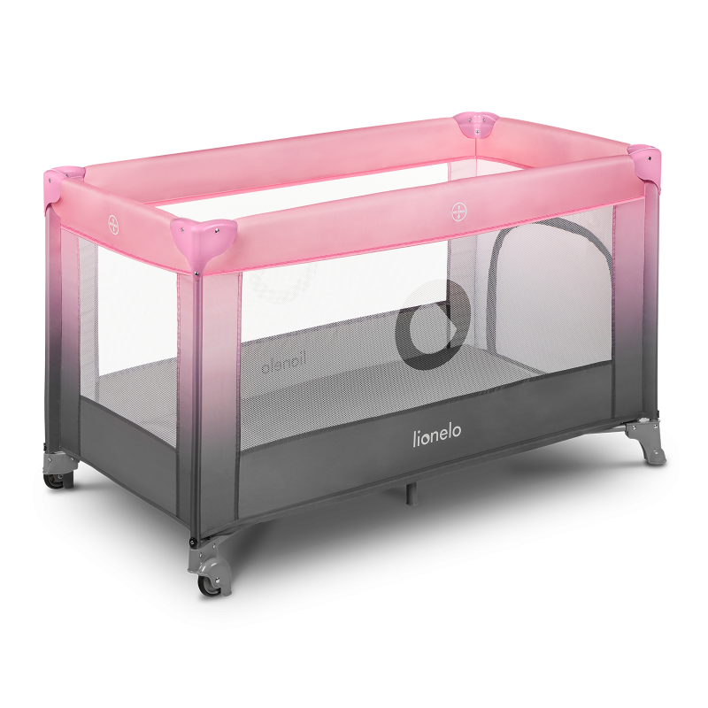 Lionelo Stefi Pink Ombre — Lettino 2in1