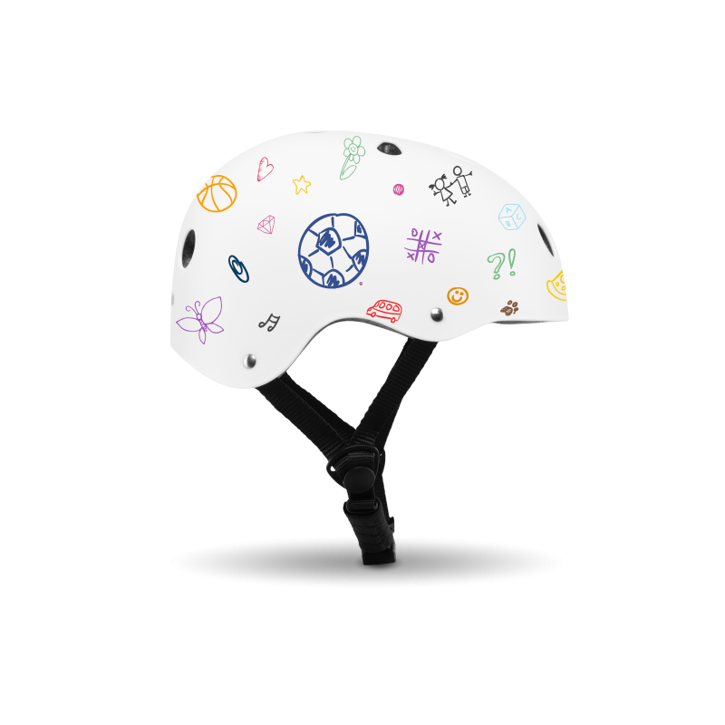 Lionelo Helmet White — casco da bici