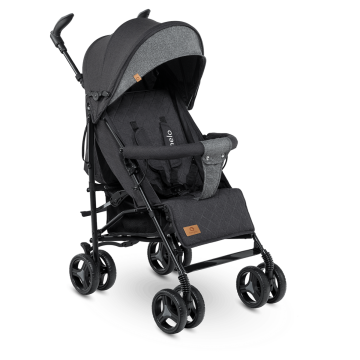 Lionelo Irma Black/Dark Grey — Passeggino