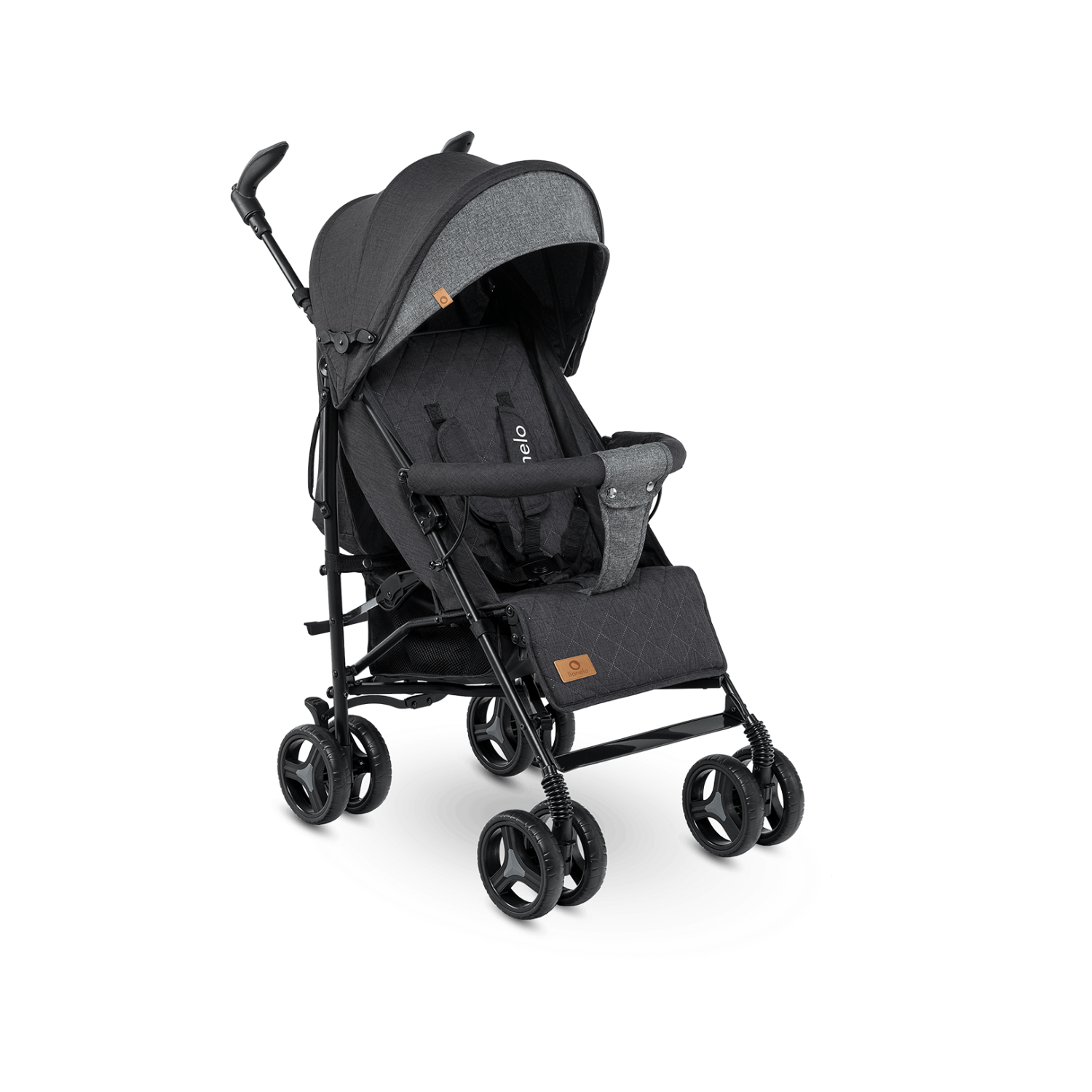 Lionelo Irma Black/Dark Grey — Passeggino