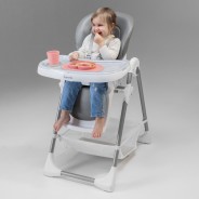 Lionelo Linn Plus Grey — Seggiolone pappa