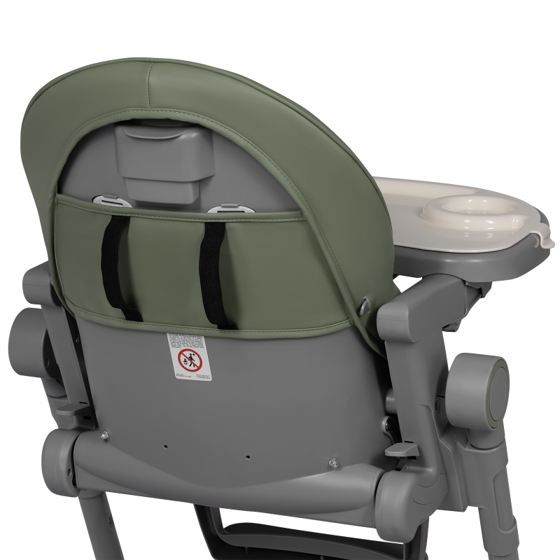 Lionelo Cora Plus Green Olive — Seggiolone pappa