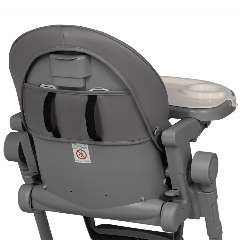 Lionelo Cora Plus Grey Stone — Seggiolone pappa