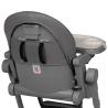 Lionelo Cora Plus Grey Stone — Seggiolone pappa