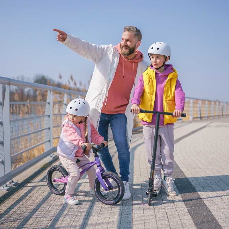 Lionelo Bart Air Pink Violet — Bici senza pedali