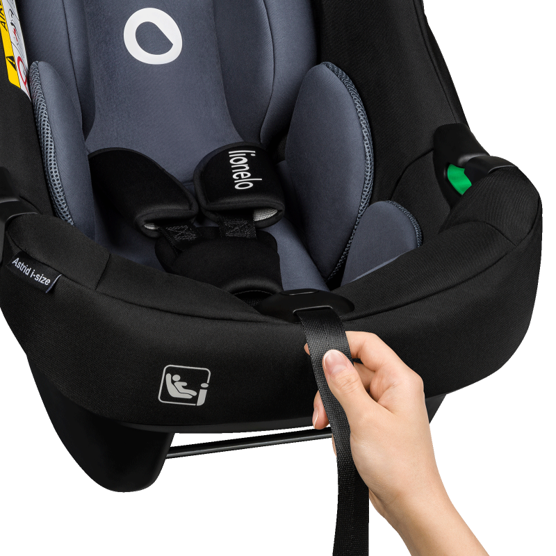 lionelo Astrid i-Size Black Grey — Seggiolino auto