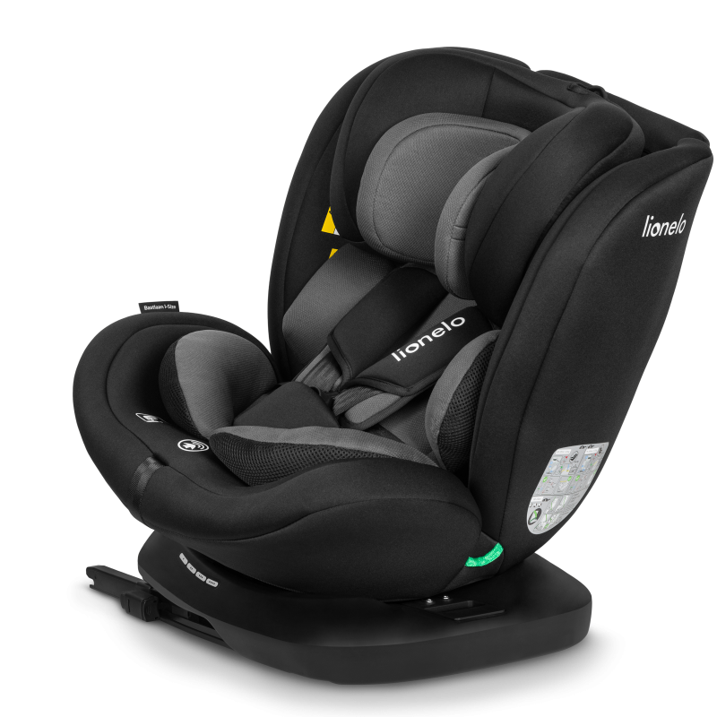 Lionelo Bastiaan i-Size Black Grey — Seggiolino auto