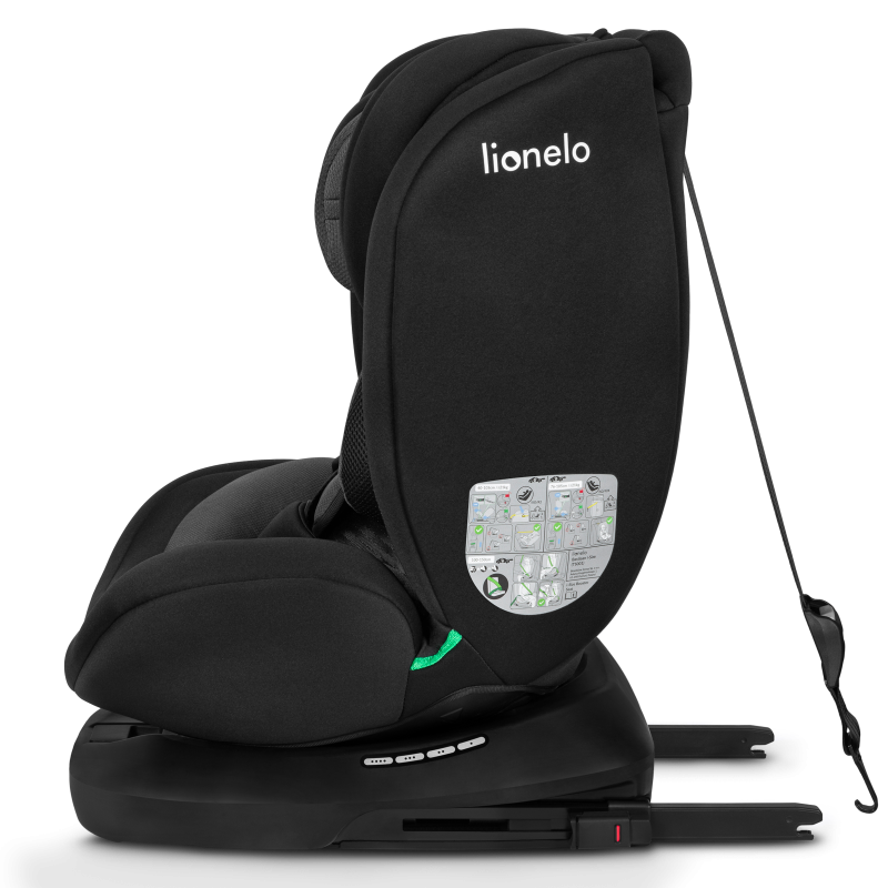 Lionelo Bastiaan i-Size Black Grey — Seggiolino auto