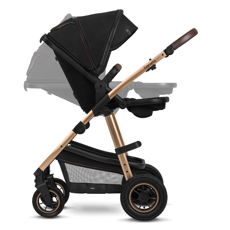 Lionelo Amber 3in1 Black Onyx — Passeggino multifunzionale