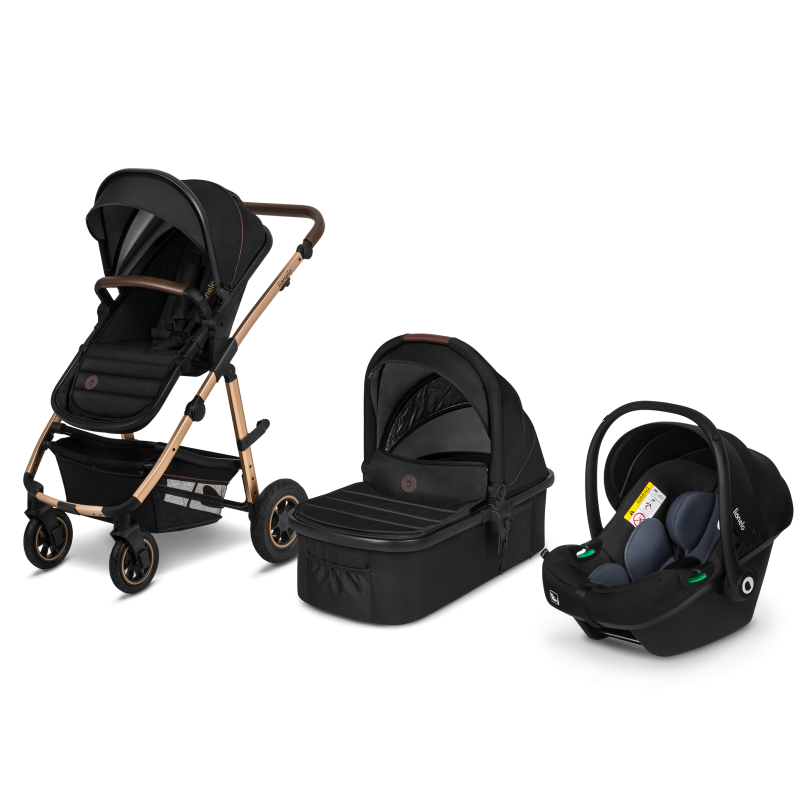 Lionelo Amber 3in1 Black Onyx — Passeggino multifunzionale