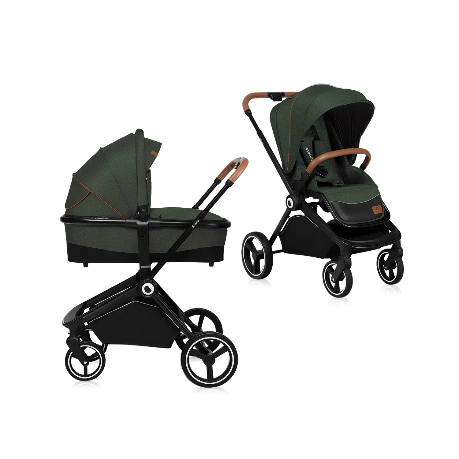 Lionelo Mika 2in1 Green Forest — Passeggino multifunzione