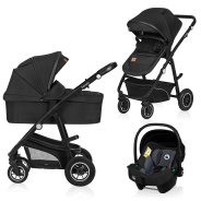 Lionelo Bianka 3in1 Black Onyx — Passeggino multifunzione