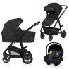 Lionelo Bianka 3in1 Black Onyx — Passeggino multifunzione