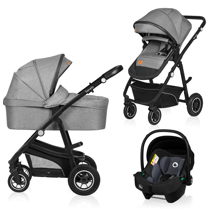 Lionelo Bianka 3in1 Grey Stone — Passeggino multifunzione