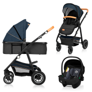 Lionelo Amber 3in1 Blue Navy — Passeggino multifunzionale