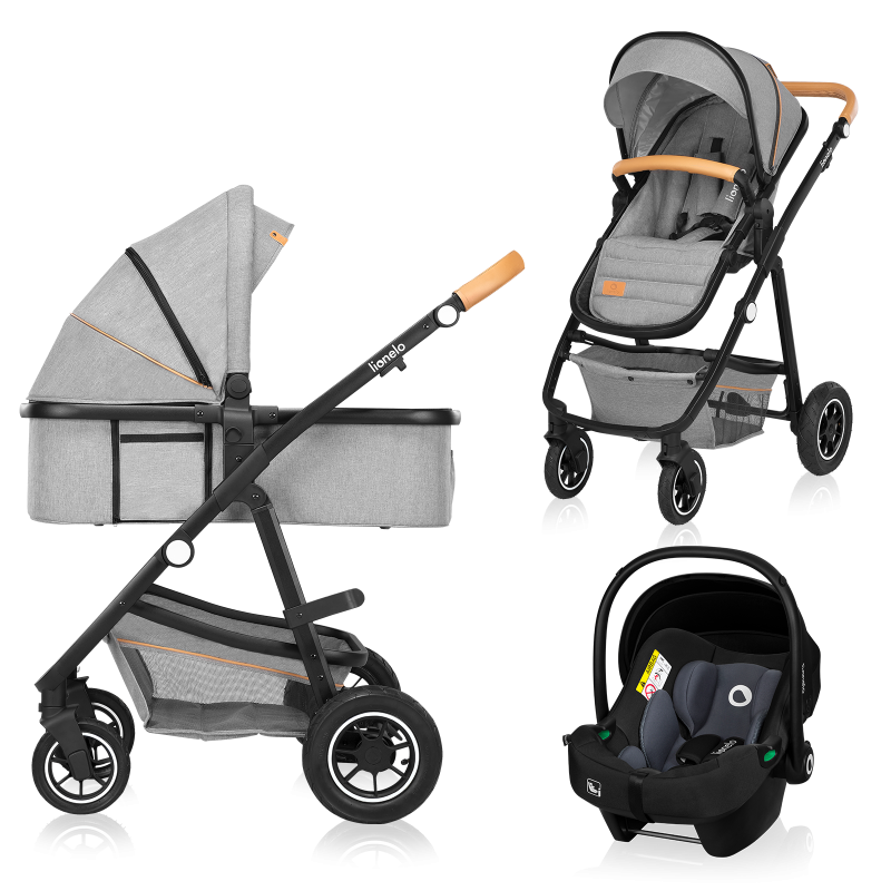 Lionelo Amber 3 in 1 Grey Stone — Passeggino multifunzionale