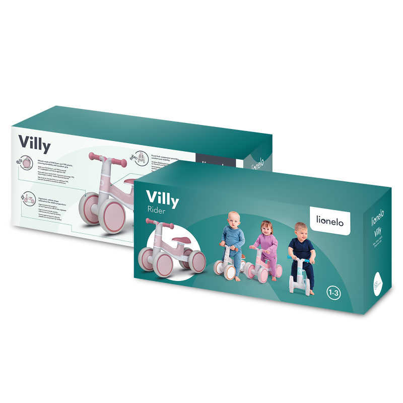 Lionelo Villy Pink Rose — Triciclo