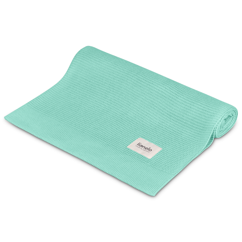 Lionelo Bamboo Blanket Green Mint — Coperta di bambù