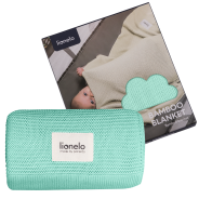 Lionelo Bamboo Blanket Green Mint — Coperta di bambù