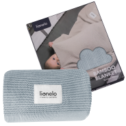 Lionelo Bamboo Blanket Grey — Coperta di bambù