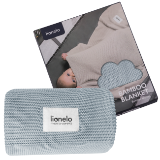 Lionelo Bamboo Blanket Grey — Coperta di bambù