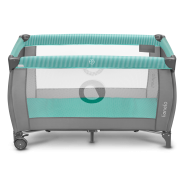 Lionelo Sven Plus Turquoise/Grey — Lettino 2in1