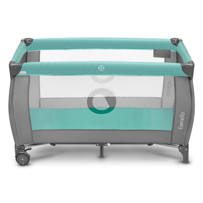 Lionelo Sven Plus Turquoise/Grey — Lettino 2in1