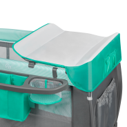 Lionelo Sven Plus Turquoise/Grey — Lettino 2in1